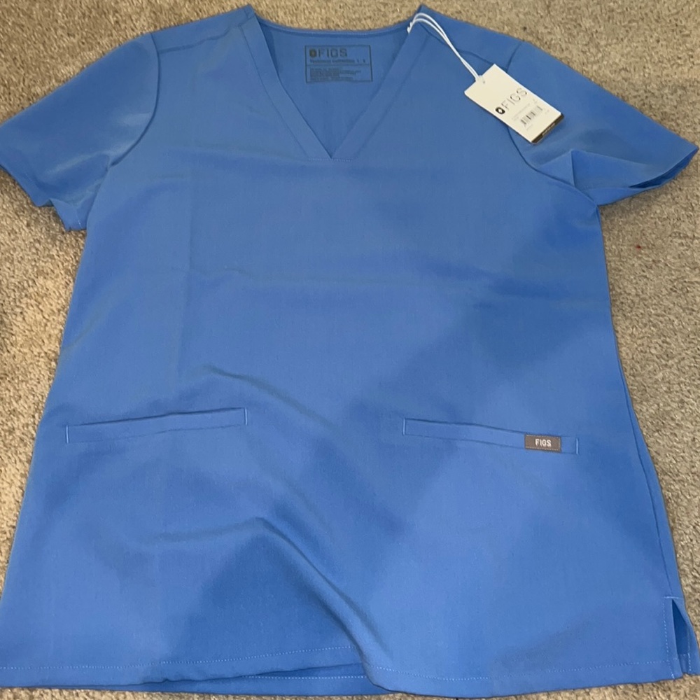 Figs blue top
